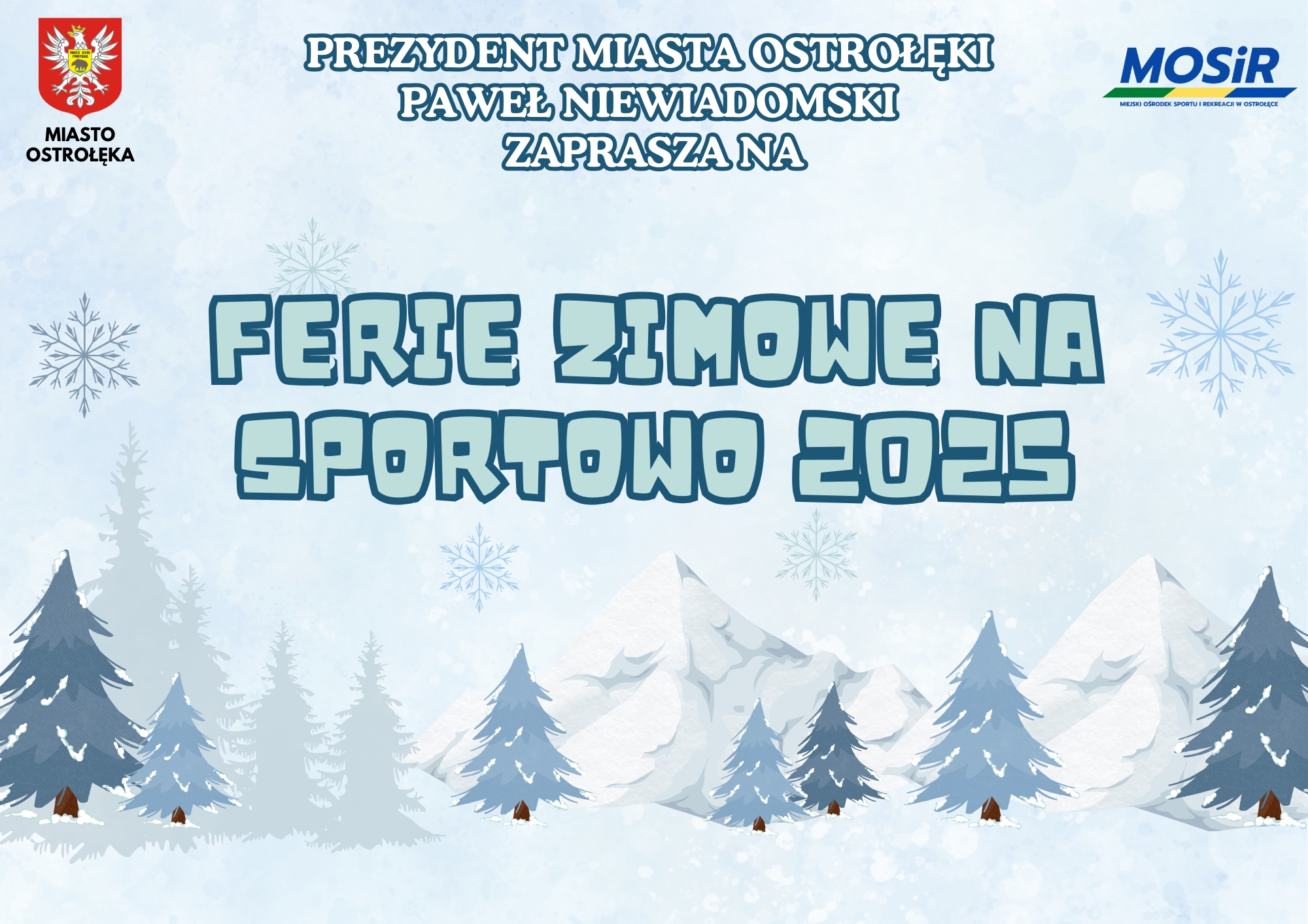 aktualność: Ferie zimowe na sportowo 2025